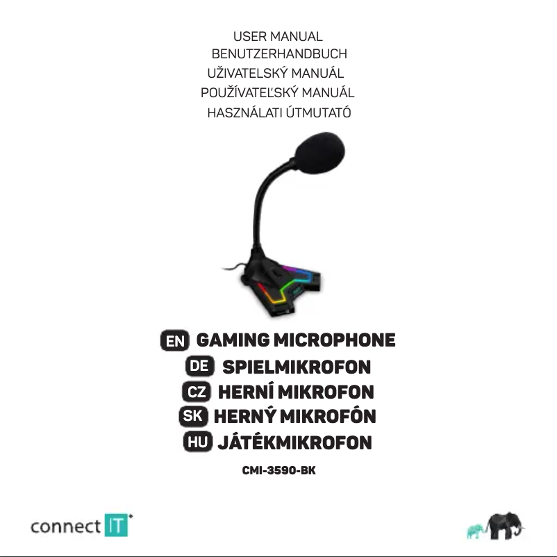 Page 1 de la notice Manuel utilisateur Connect IT CMI-3590-BK