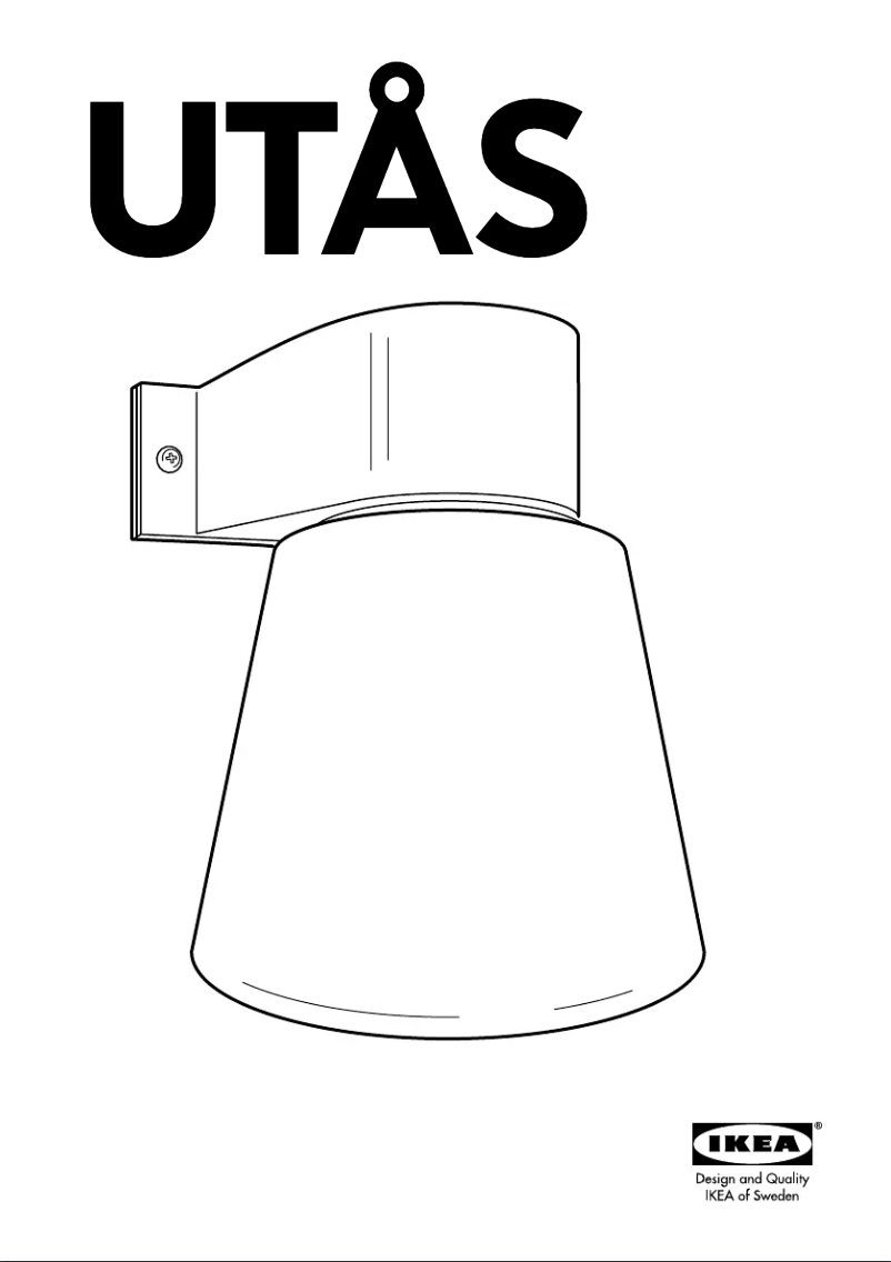 Image de la première page du manuel de l'appareil UTAS (Wall)