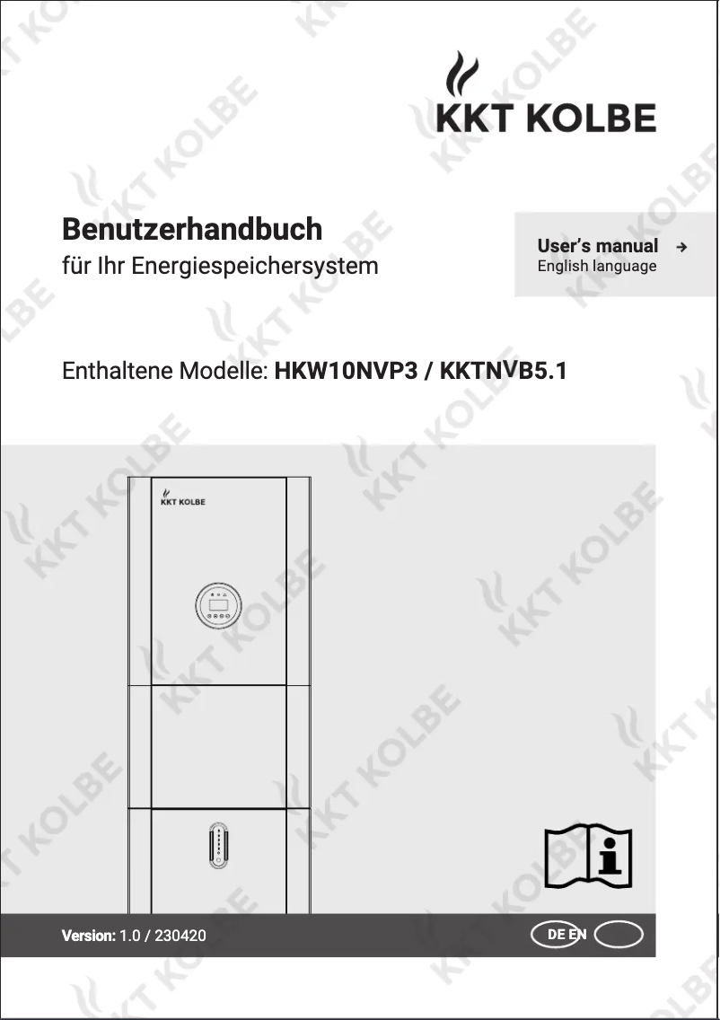 Page n°1 - Manuel utilisateur KKT Kolbe POWERSET46