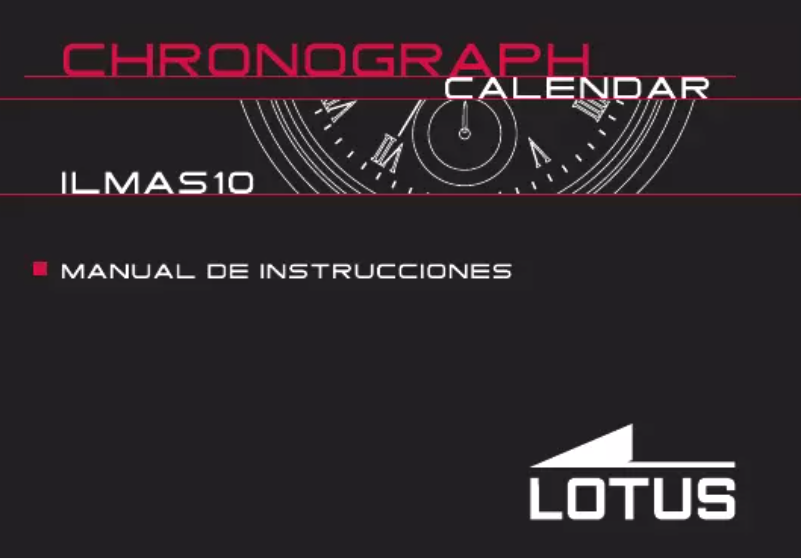 Page 1 de la notice Manuel utilisateur Lotus 15239