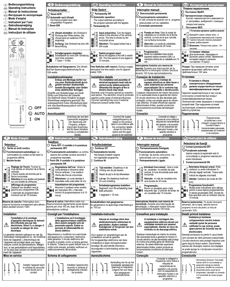 Page 1 de la notice Manuel utilisateur Müller VS 14.18