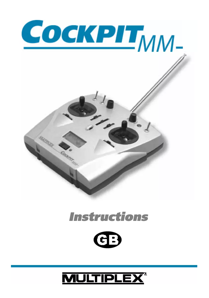 First page image of the manual for COCKPIT mm