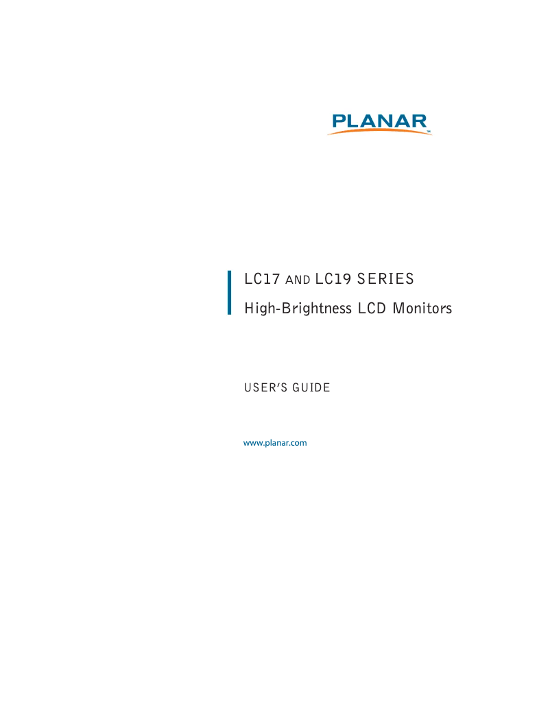 Image de la première page du manuel de l'appareil LC1713RTI