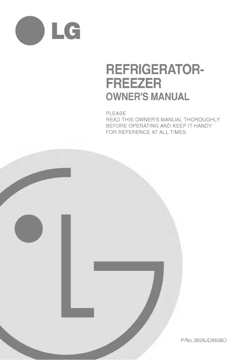 Page n°1 - Manuel utilisateur LG GR-413SLQ