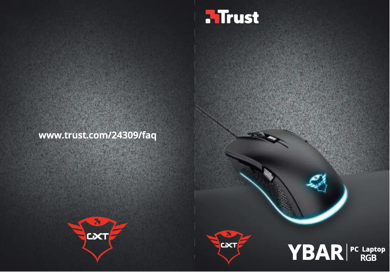 Page 1 de la notice Manuel utilisateur Trust Ybar GXT 922W