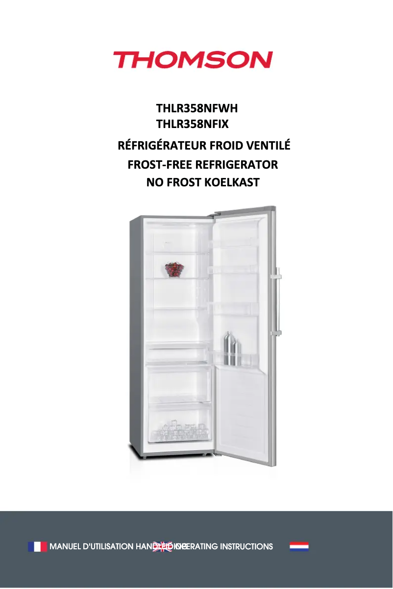 Page 1 de la notice Manuel utilisateur Thomson THLR358NFIX