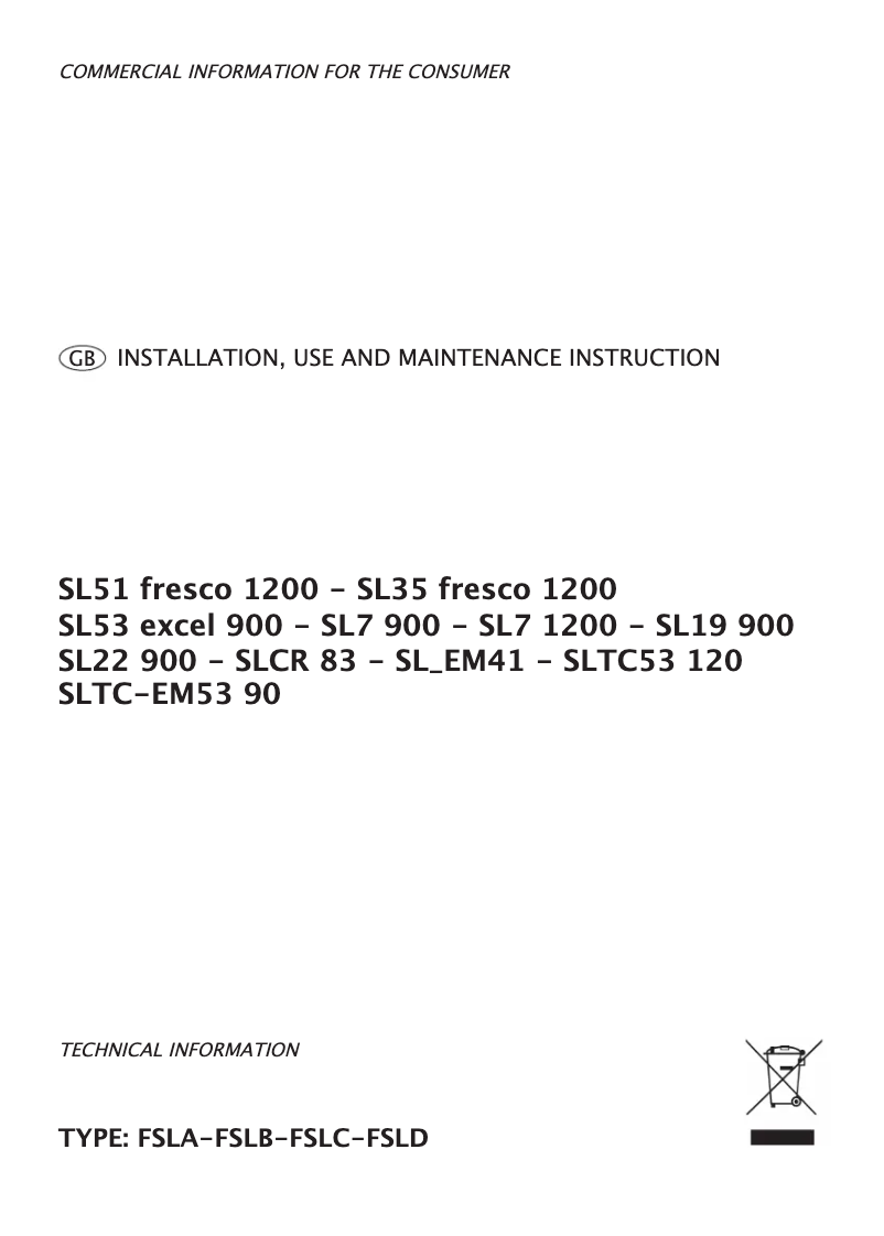 Página 1 del manual Manual de usuario Sirius SL83 Fresco 1500