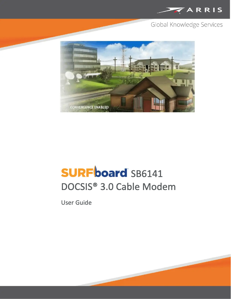 Page 1 de la notice Manuel utilisateur Arris SURFboard SB6141