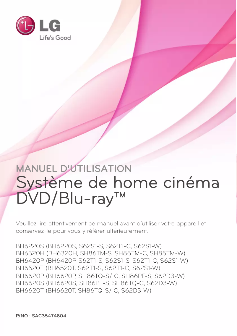 Página 1 del manual Manual de usuario LG BH6420P