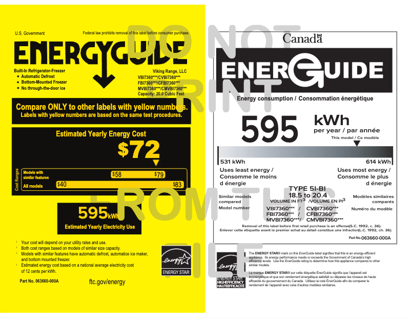 Image de la première page du manuel de l'appareil FBI7360WR