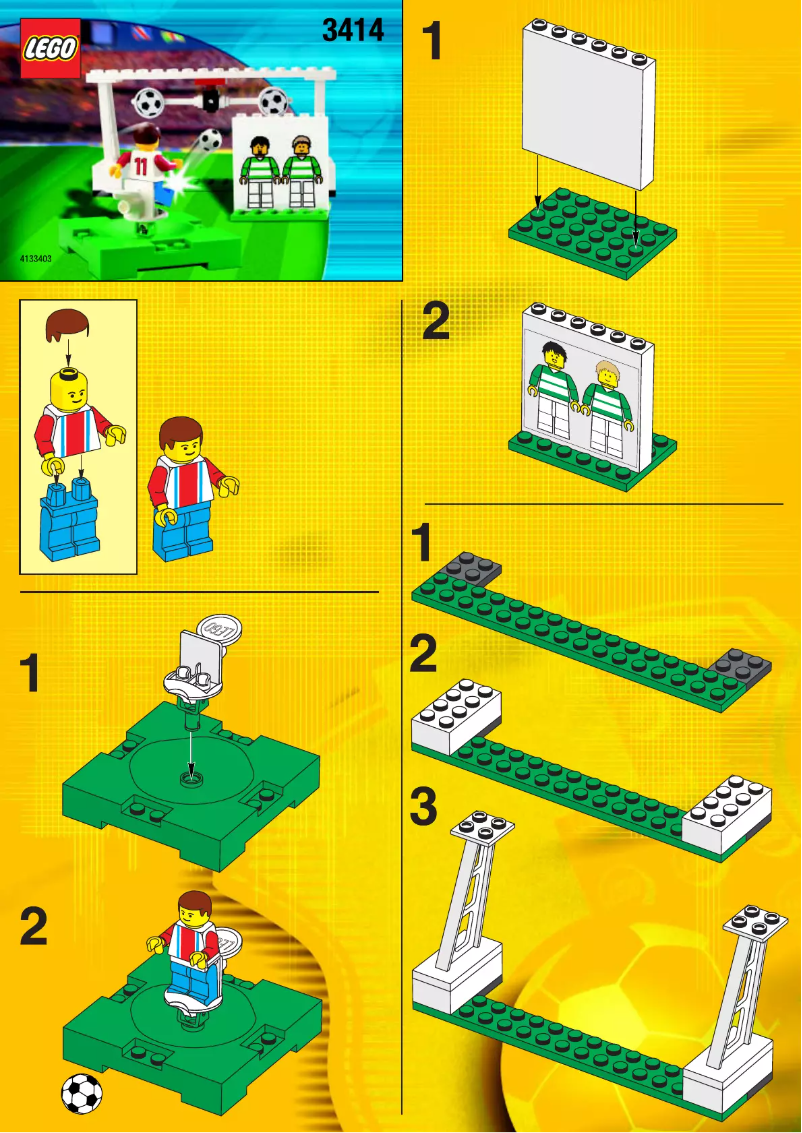 Page 1 de la notice Manuel utilisateur Lego Sports 3414