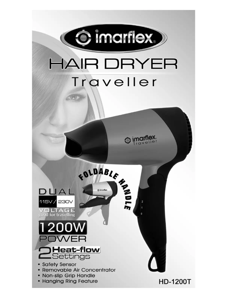 Image de la première page du manuel de l'appareil HD-1200T