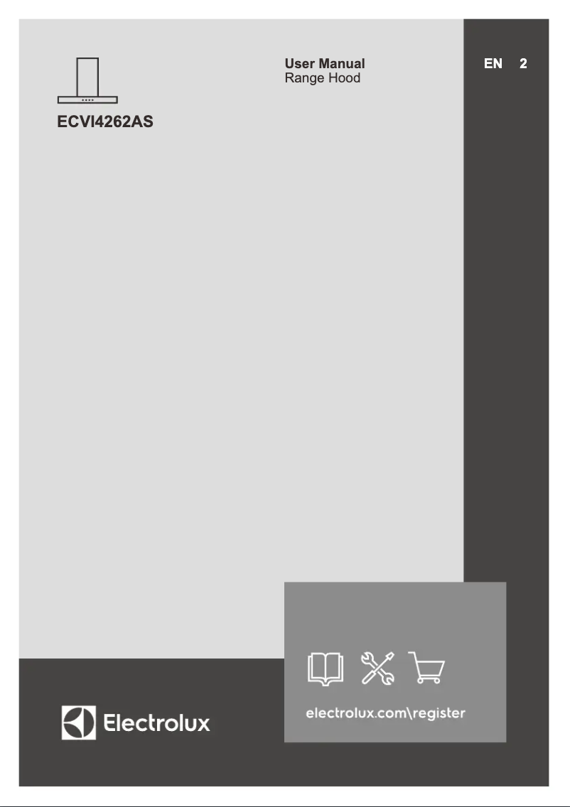 Page 1 de la notice Guide d'installation Electrolux ECVI4262AS