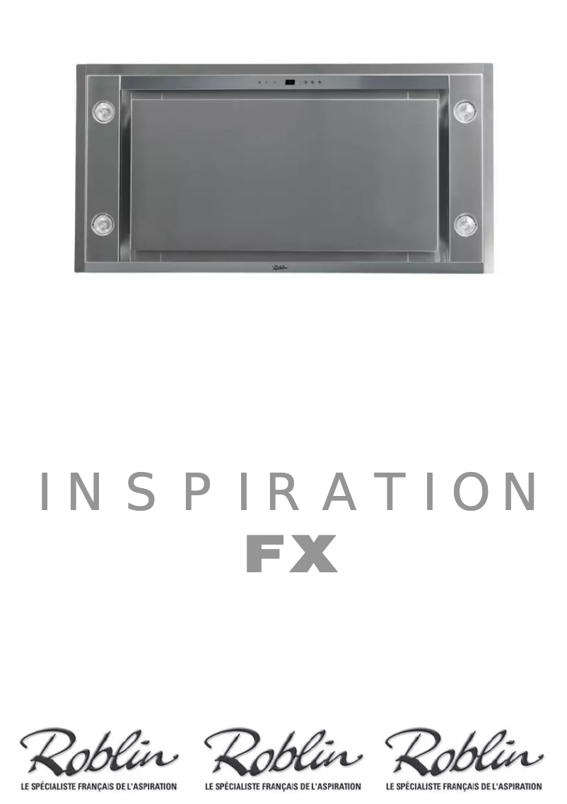 Image de la première page du manuel de l'appareil Inspiration FX 1000