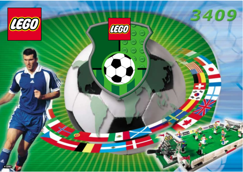 Page 1 de la notice Manuel utilisateur Lego Football Pitch