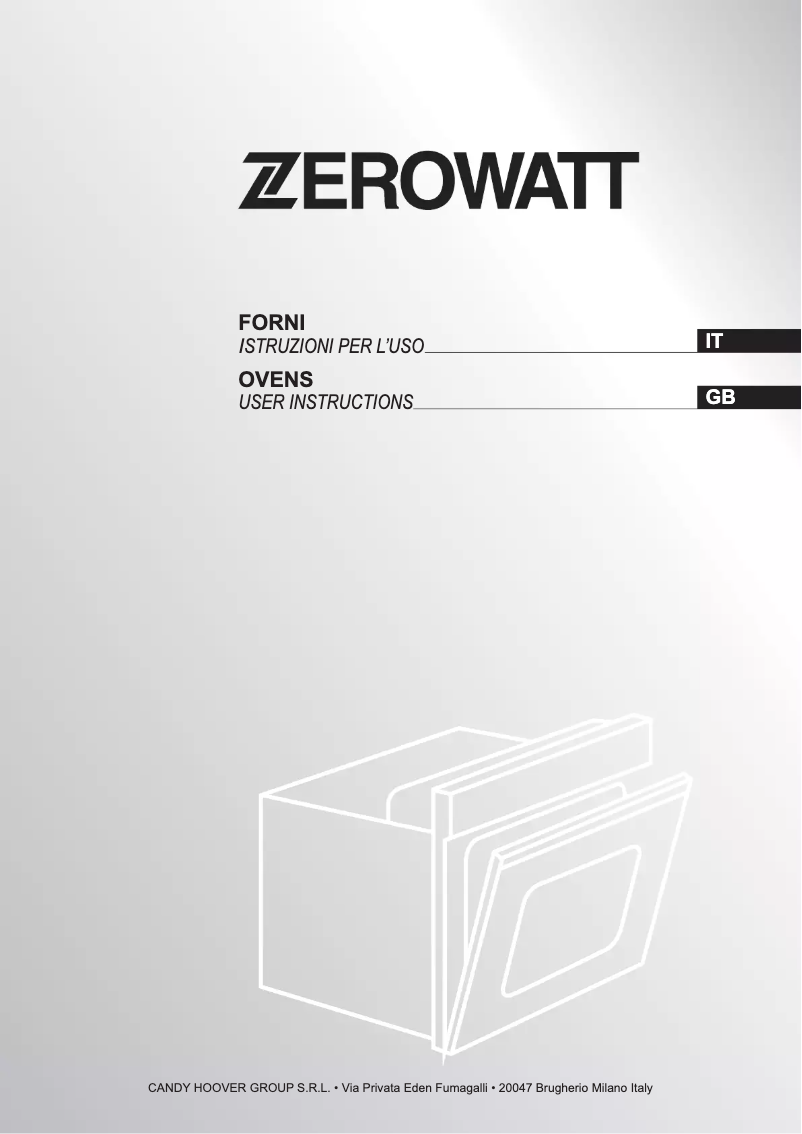 Page n°1 - Manuel utilisateur Zerowatt ZFFS100NX