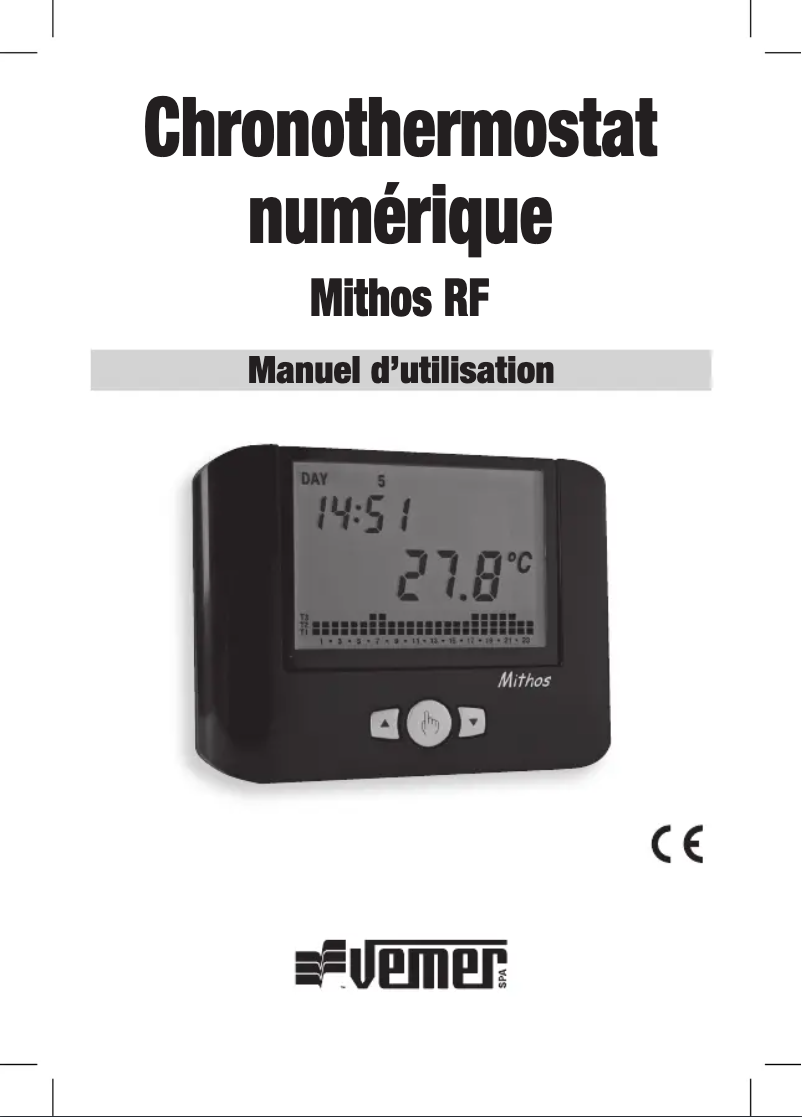 Page n°1 - Manuel utilisateur Vemer Mithos RF
