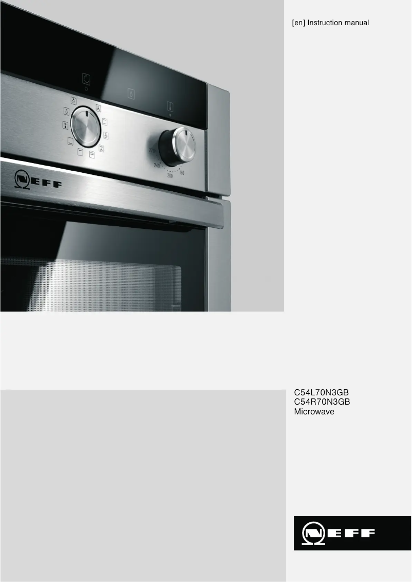 Page n°1 - Mode d'emploi Neff C54L70N3GB