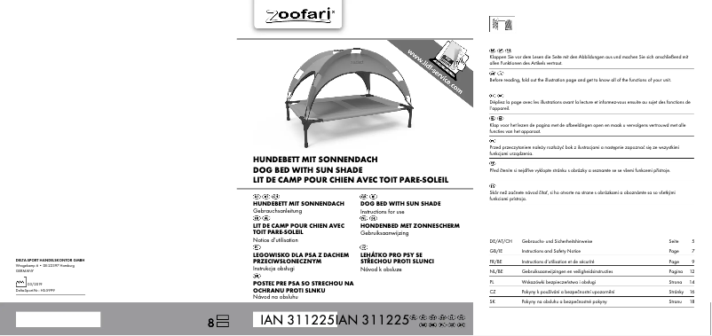 Página 1 del manual Manual de usuario Zoofari IAN 311225