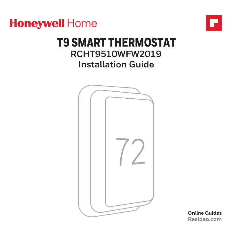 Page n°1 - Manuel utilisateur Honeywell SMHOM9510KIT