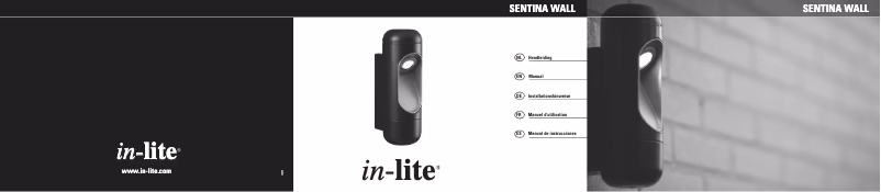 Page 1 de la notice Manuel utilisateur in-lite Sentina Wall