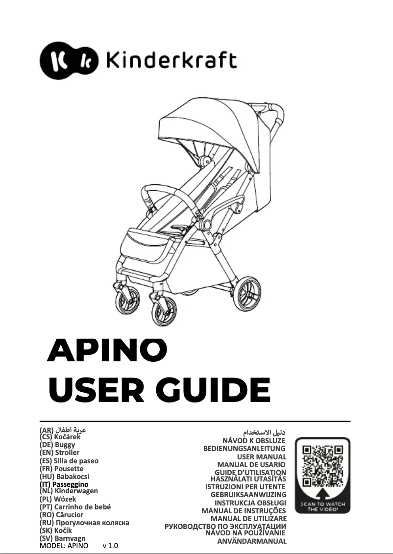 Image de la première page du manuel de l'appareil Apino