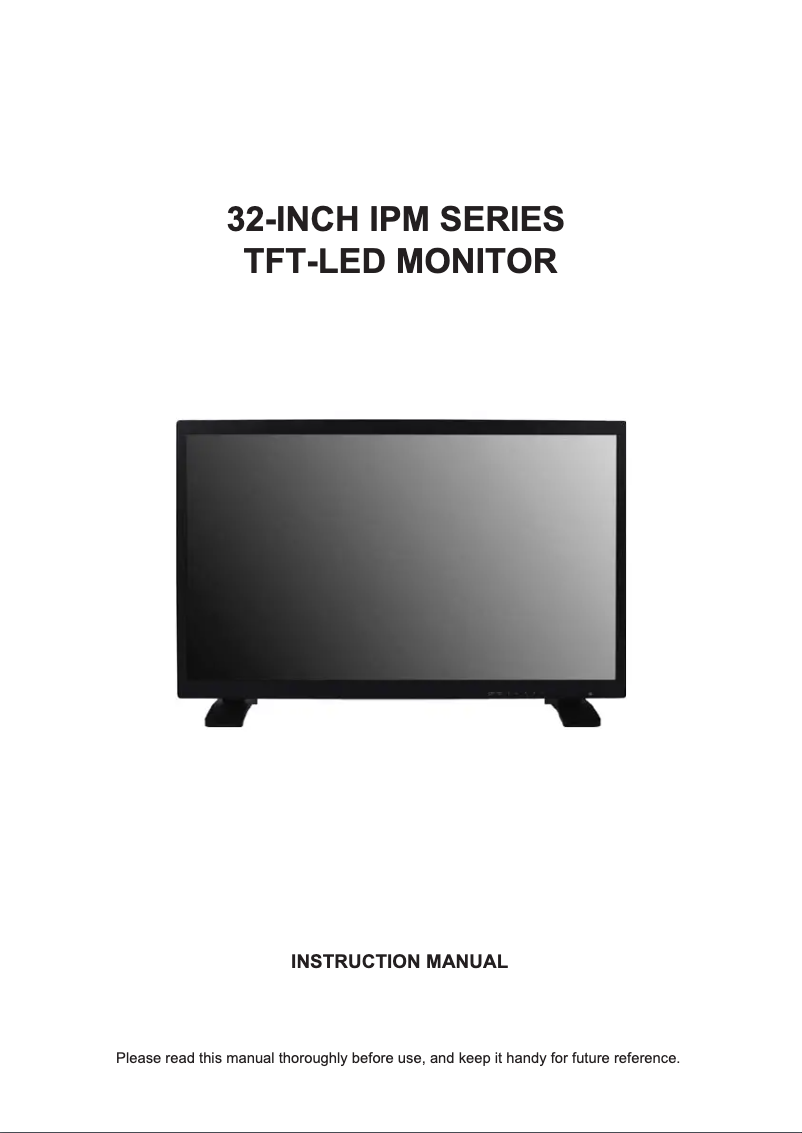 Page 1 de la notice Manuel utilisateur ViewZ VZ-32IPM