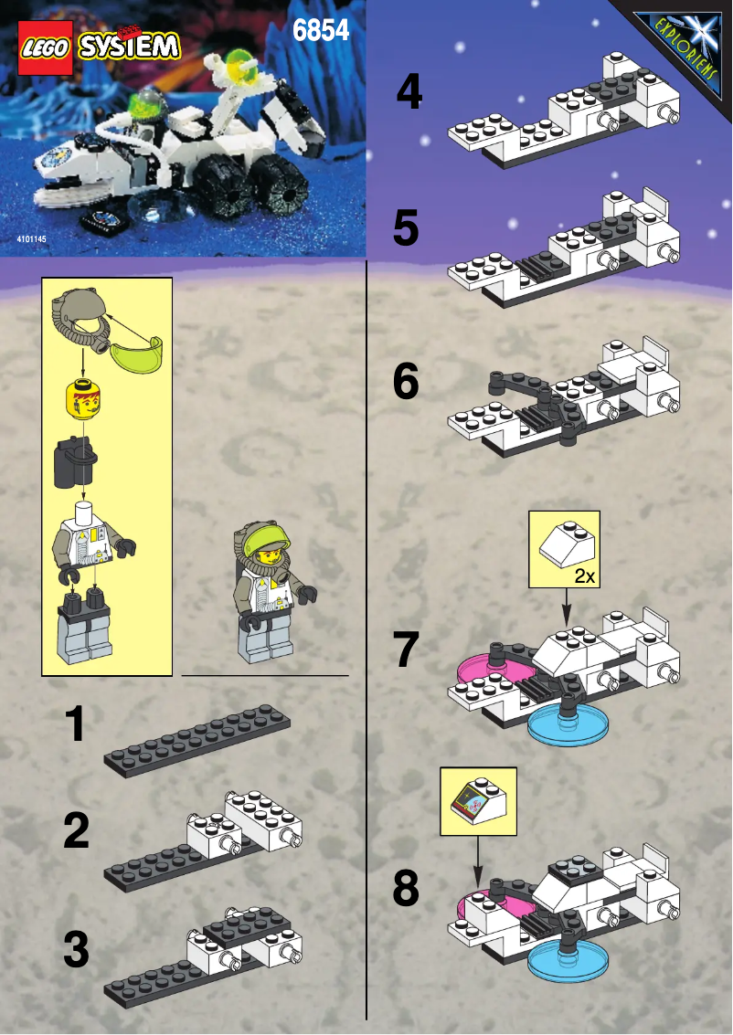 Page 1 de la notice Manuel utilisateur Lego GROUNDSCAN VEHICLE
