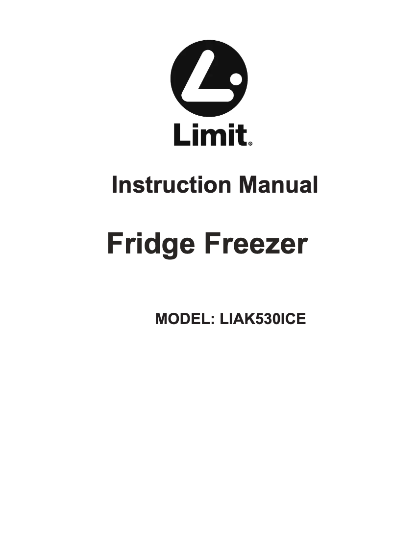Page n°1 - Manuel utilisateur Limit LIAK530