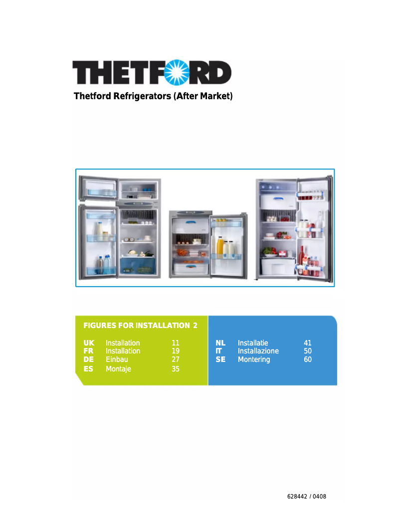 Page n°1 - Manuel utilisateur Thetford N145 Automatic Premium LCD