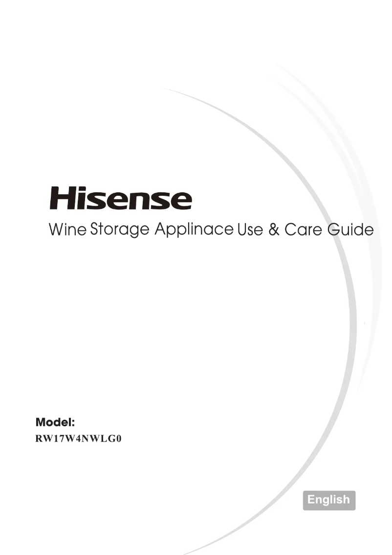 Image de la première page du manuel de l'appareil RW17W4NWG0