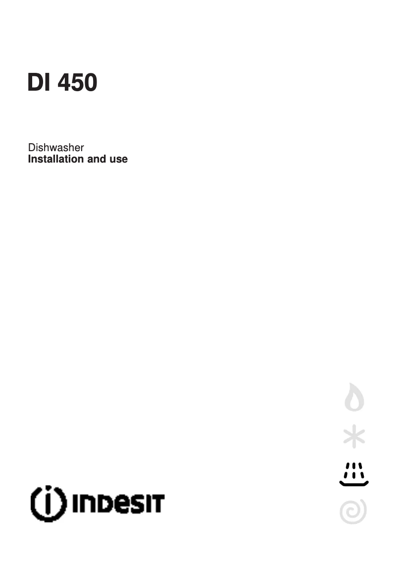 Page n°1 - Manuel utilisateur Indesit DI 450