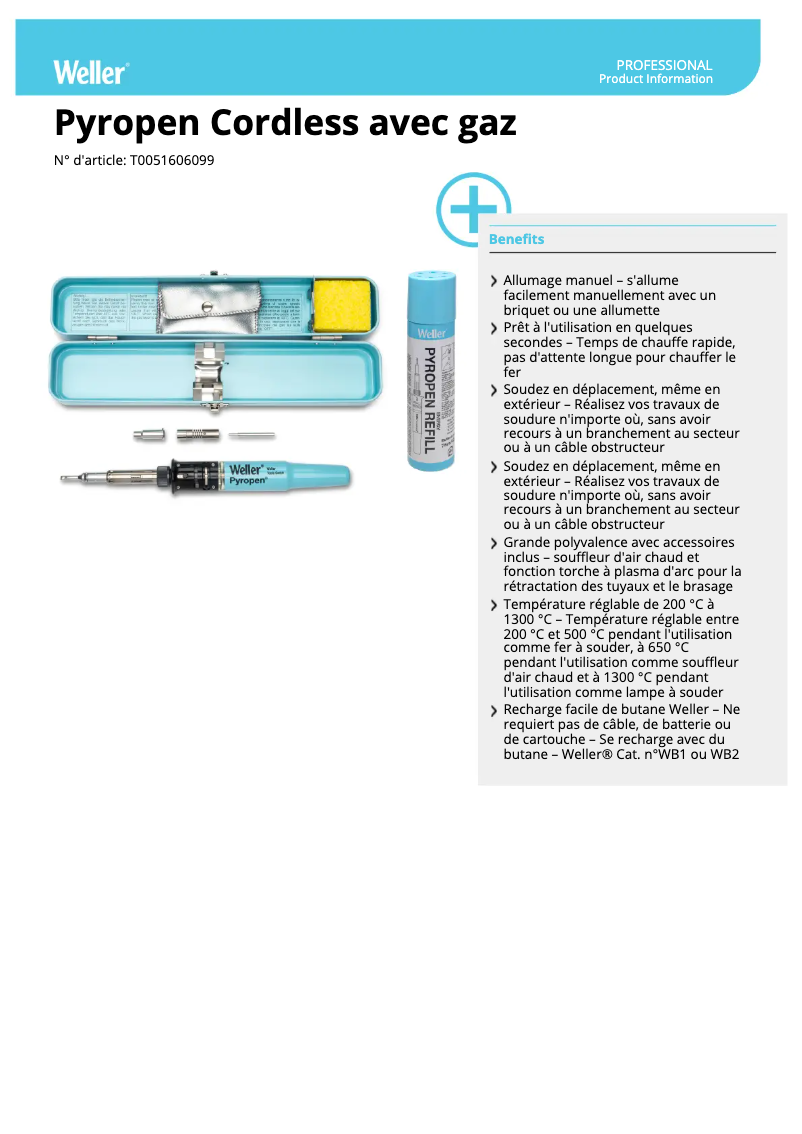 Image de la première page du manuel de l'appareil Pyropen