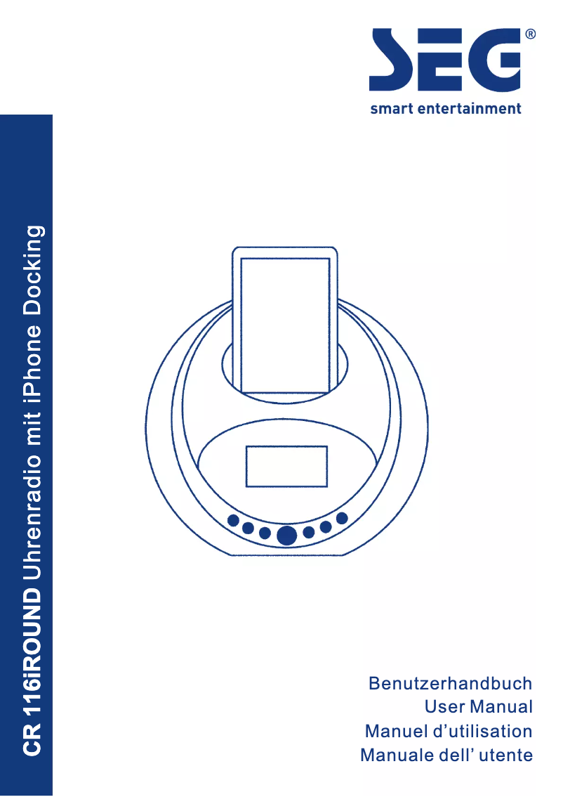 Image de la première page du manuel de l'appareil CR 116iROUND