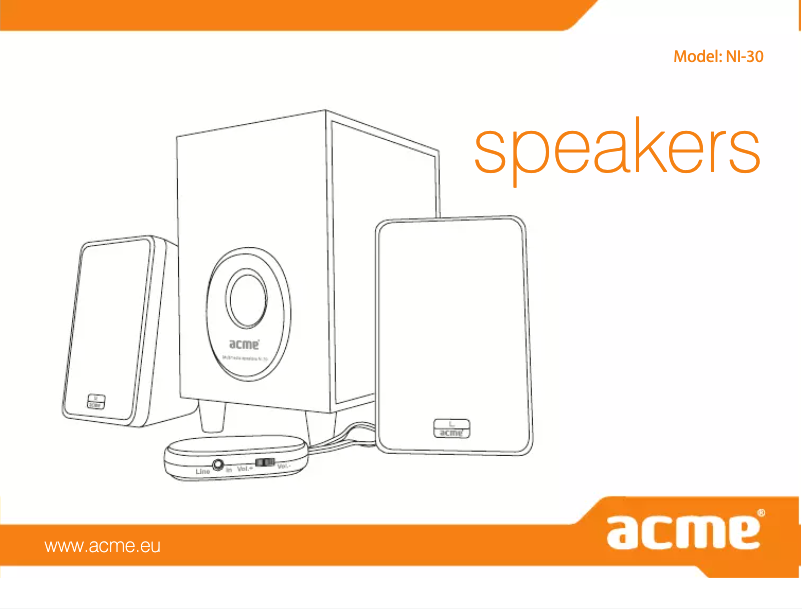 Page 1 de la notice Manuel utilisateur Acme United NI-30
