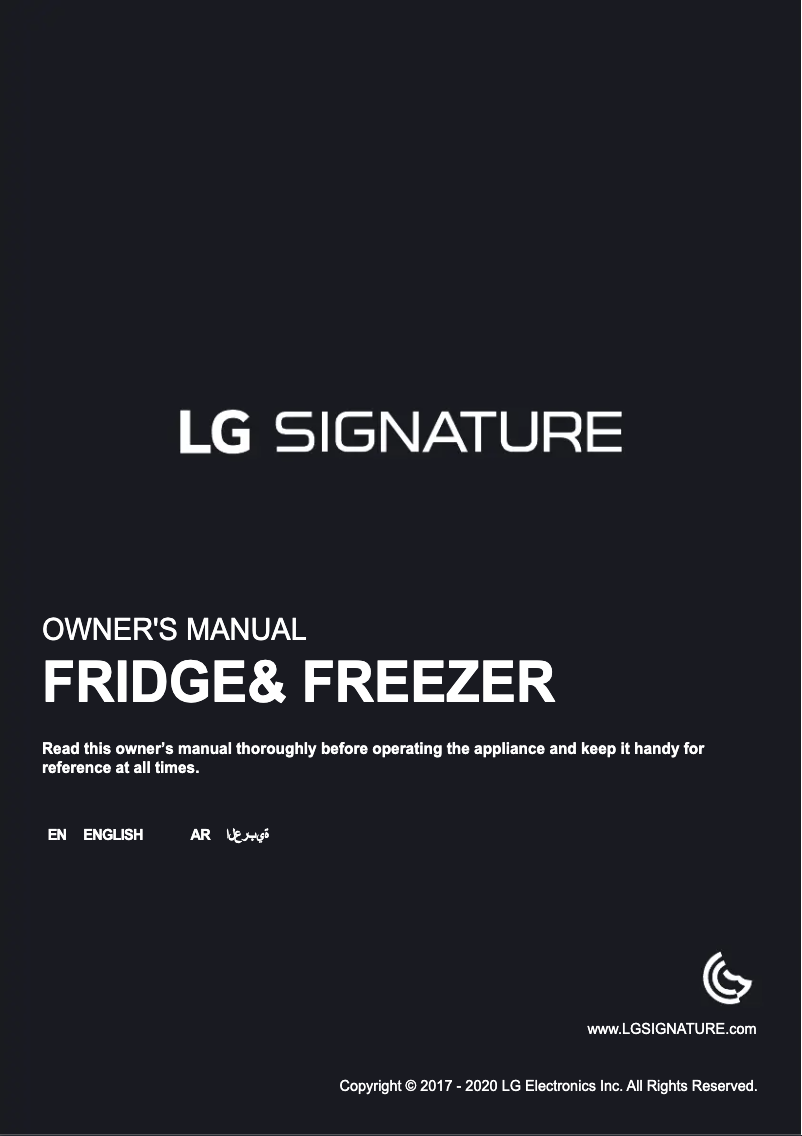 Page 1 de la notice Manuel utilisateur LG LMS344VBVL