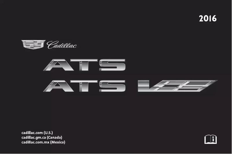 Page 1 de la notice Manuel utilisateur Cadillac ATS-V Coupe (2016)