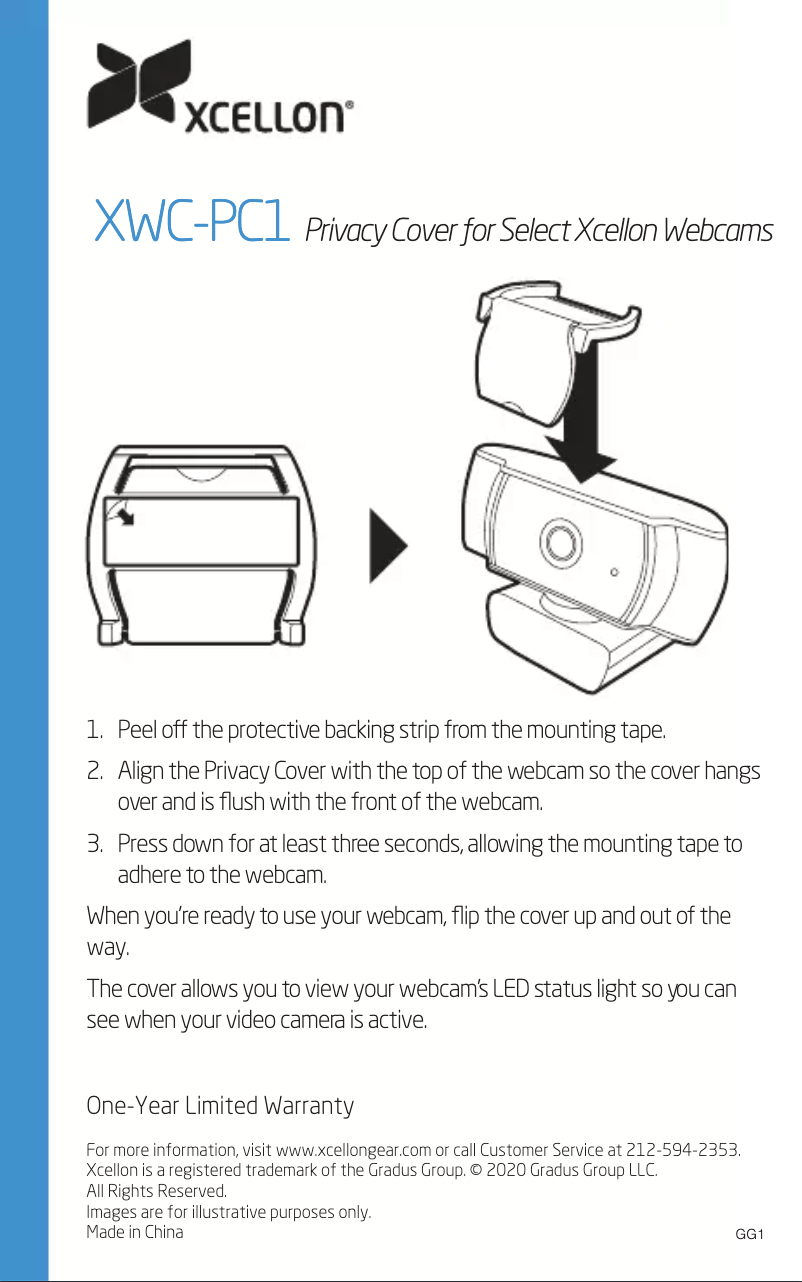 Página 1 del manual Manual de usuario Xcellon XWC-PC1
