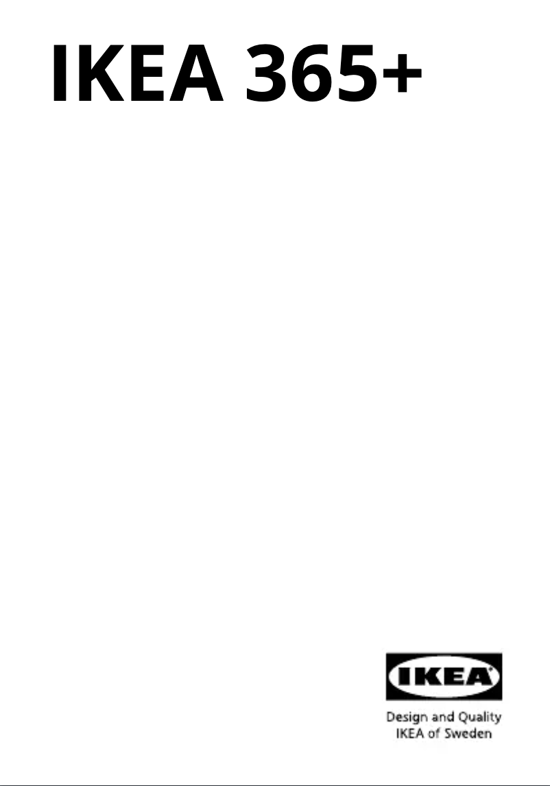 Image de la première page du manuel de l'appareil 365+ 905.779.12