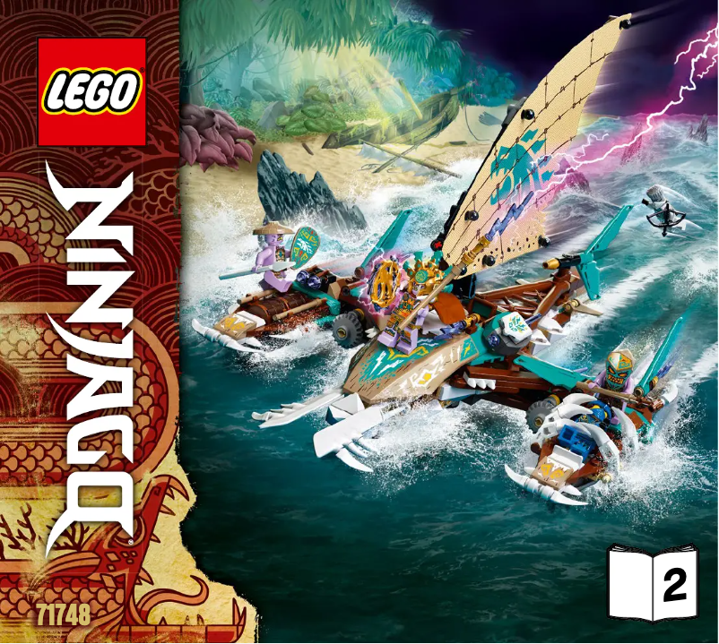 Image de la première page du manuel de l'appareil Ninjago 71748