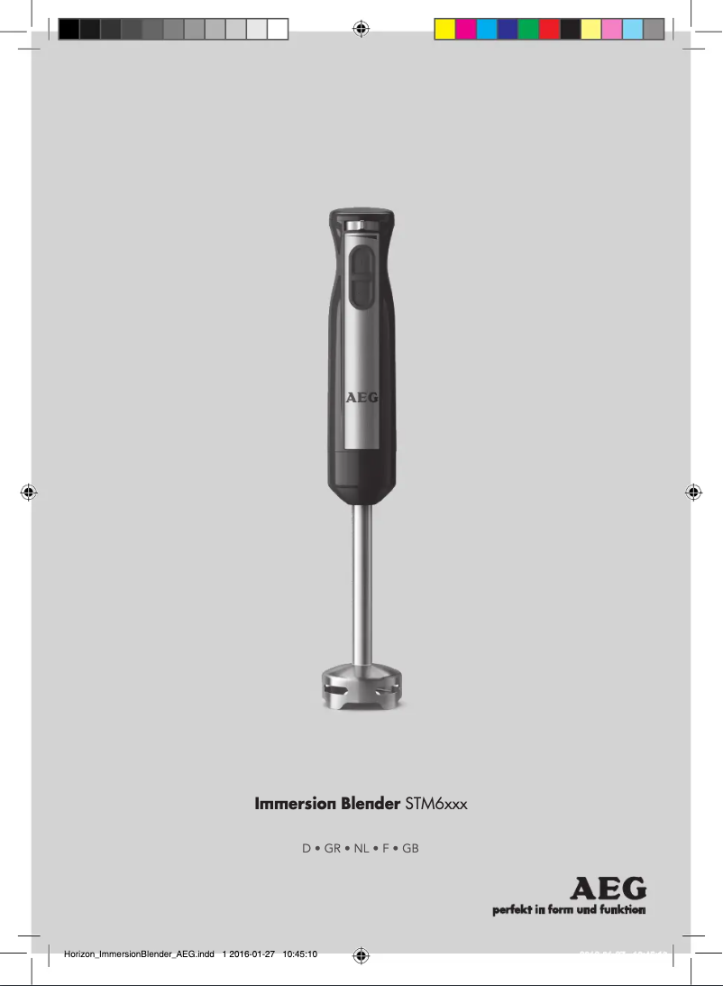 Image de la première page du manuel de l'appareil STM6200