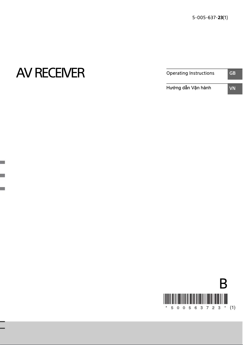 Page 1 de la notice Manuel utilisateur Sony XAV-AX5110