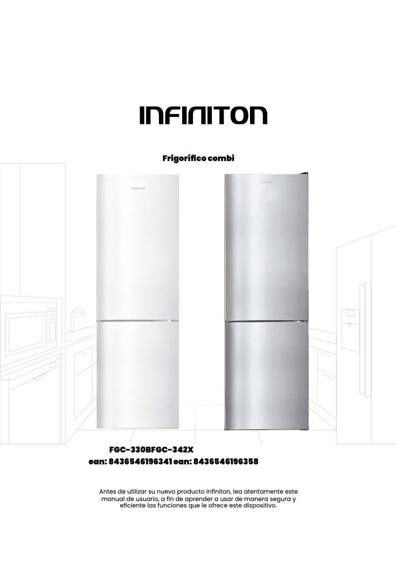 Page 1 de la notice Manuel utilisateur Infiniton FGC-342X