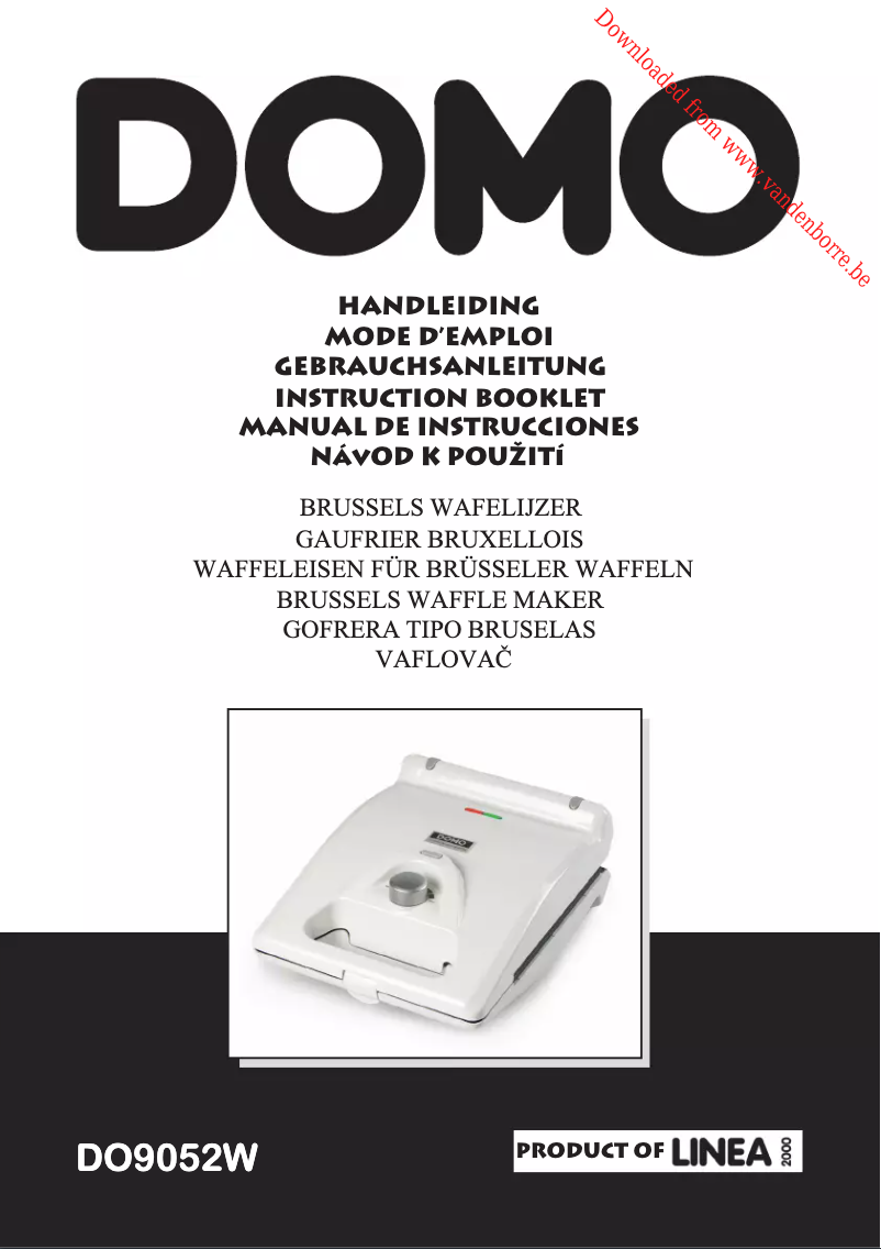 Page 1 de la notice Manuel utilisateur Domo DO9052W