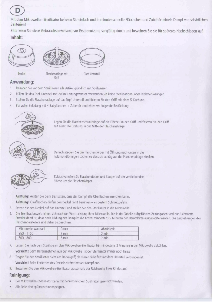 Imagen de la primera página del manual del dispositivo Vapostar