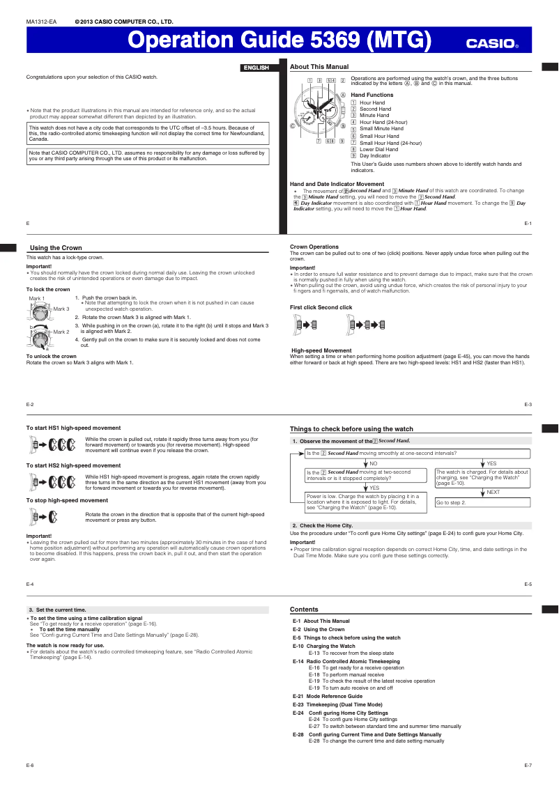 Image de la première page du manuel de l'appareil 5369