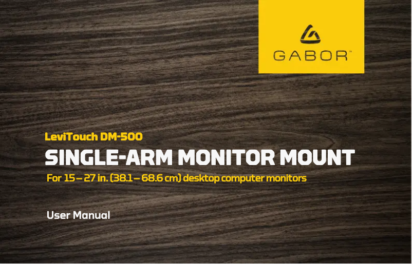 First page image of the manual for DM-500