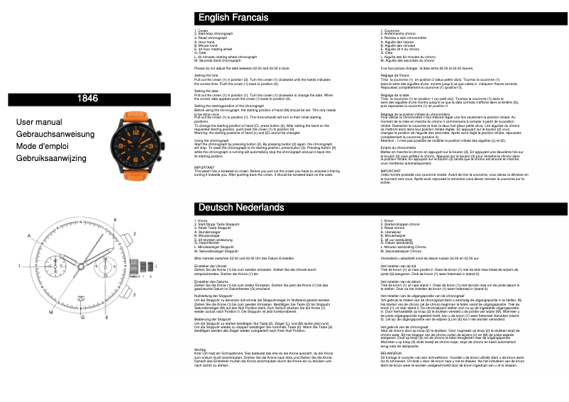 Page n°1 - Manuel utilisateur Davis 1846