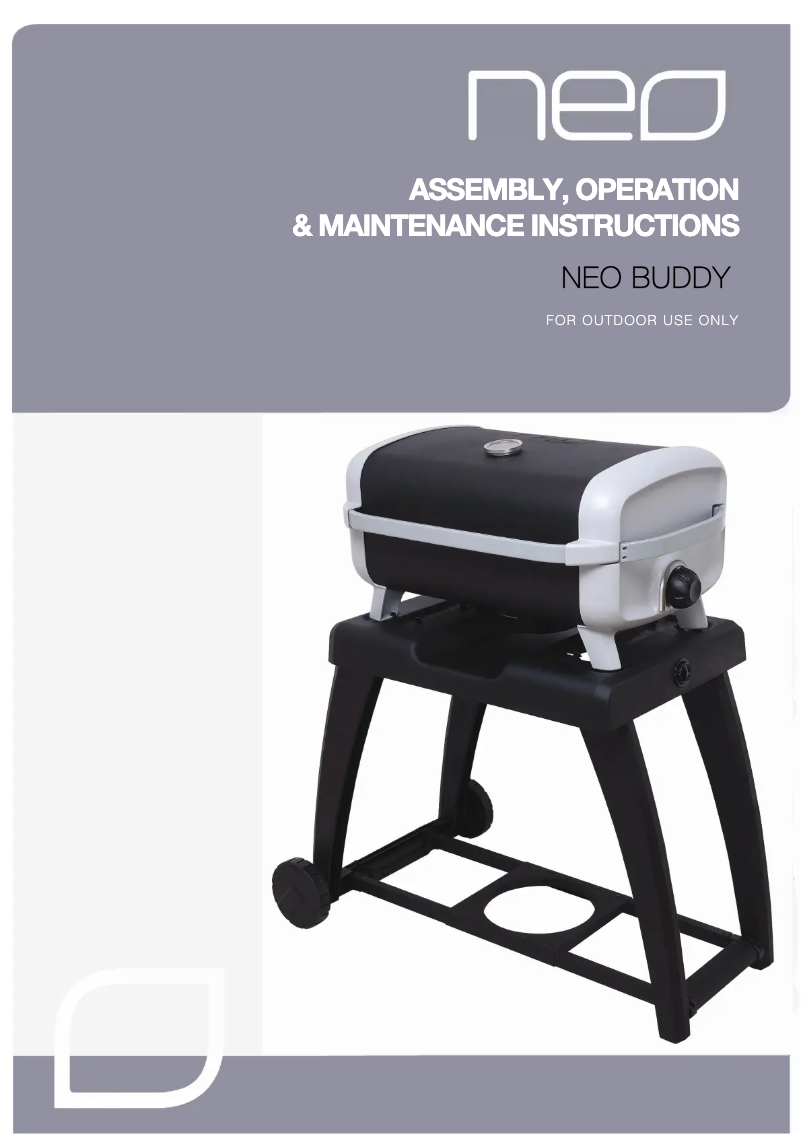 Image de la première page du manuel de l'appareil Neo Buddy