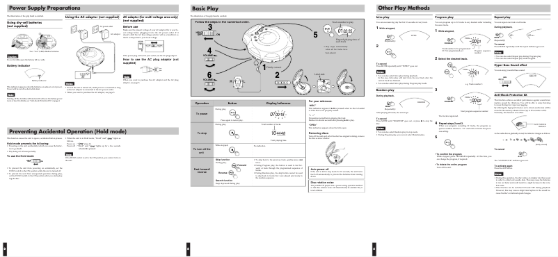 Page n°1 - Manuel utilisateur JVC XL-PG300Y